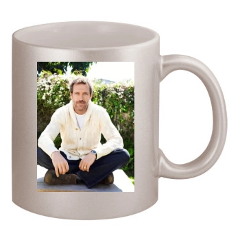 Hugh Laurie 11oz Metallic Silver Mug