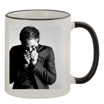 Jake Gyllenhaal 11oz Colored Rim & Handle Mug