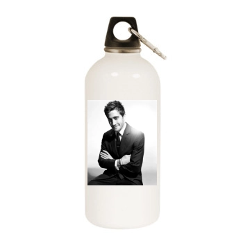 Jake Gyllenhaal White Water Bottle With Carabiner