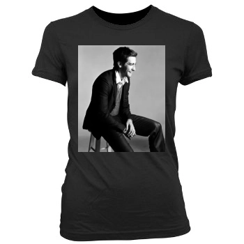 Jake Gyllenhaal Women's Junior Cut Crewneck T-Shirt