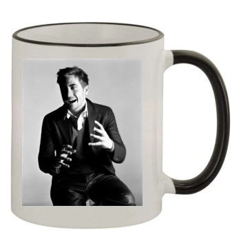 Jake Gyllenhaal 11oz Colored Rim & Handle Mug