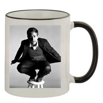 Jake Gyllenhaal 11oz Colored Rim & Handle Mug