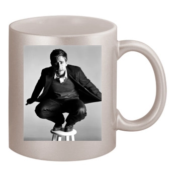 Jake Gyllenhaal 11oz Metallic Silver Mug