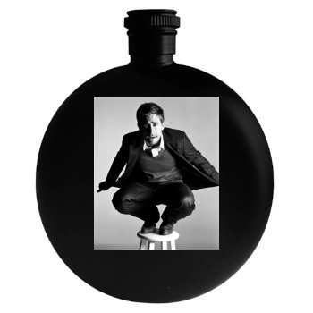 Jake Gyllenhaal Round Flask