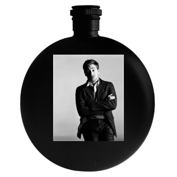 Jake Gyllenhaal Round Flask