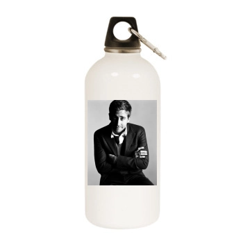 Jake Gyllenhaal White Water Bottle With Carabiner