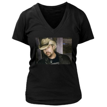 Toby Keith Women's Deep V-Neck TShirt