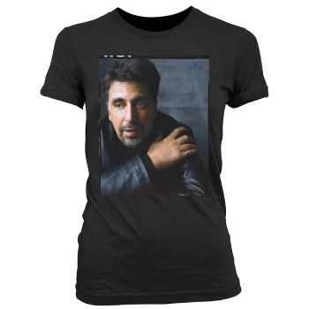 Al Pacino Women's Junior Cut Crewneck T-Shirt