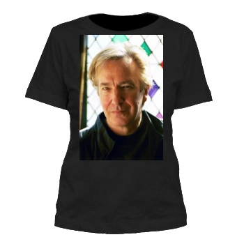 Alan Rickman Women's Cut T-Shirt