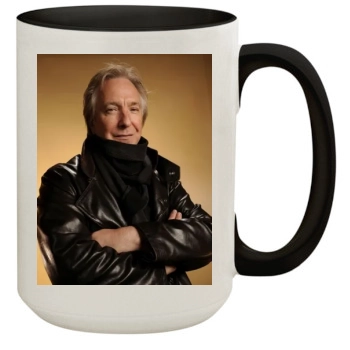 Alan Rickman 15oz Colored Inner & Handle Mug