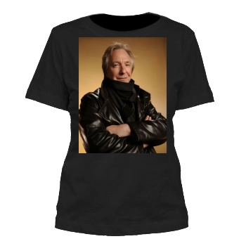 Alan Rickman Women's Cut T-Shirt