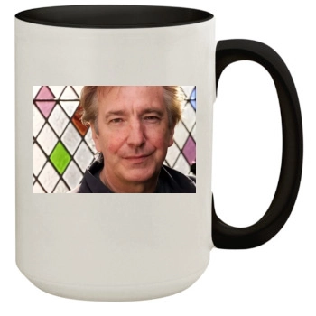 Alan Rickman 15oz Colored Inner & Handle Mug