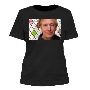 Alan Rickman Women's Cut T-Shirt