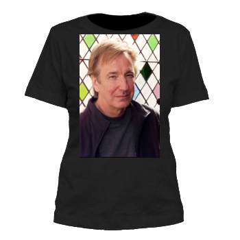 Alan Rickman Women's Cut T-Shirt