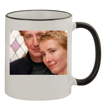 Alan Rickman 11oz Colored Rim & Handle Mug