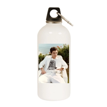 Shia LaBeouf White Water Bottle With Carabiner