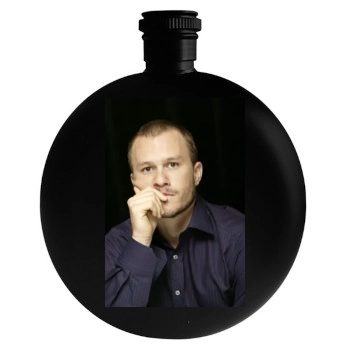 Heath Ledger Round Flask