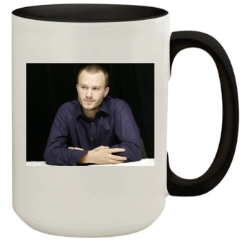 Heath Ledger 15oz Colored Inner & Handle Mug