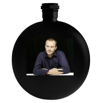 Heath Ledger Round Flask