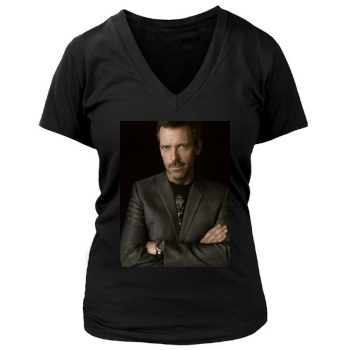 Hugh Laurie Women's Deep V-Neck TShirt