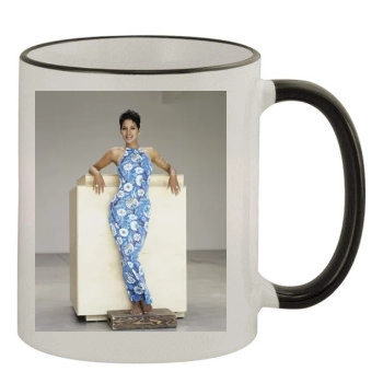 Halle Berry 11oz Colored Rim & Handle Mug