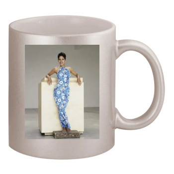 Halle Berry 11oz Metallic Silver Mug