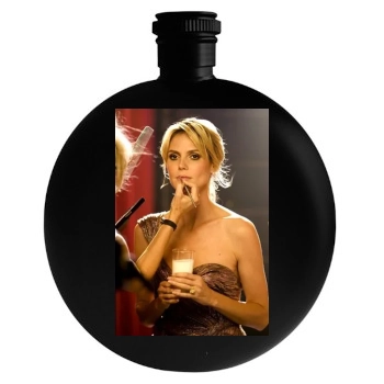 Heidi Klum Round Flask