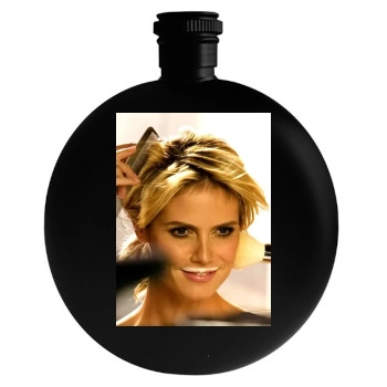 Heidi Klum Round Flask