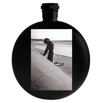 Heidi Klum Round Flask