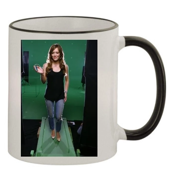 Hilary Duff 11oz Colored Rim & Handle Mug