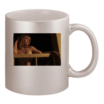 Hilary Duff 11oz Metallic Silver Mug