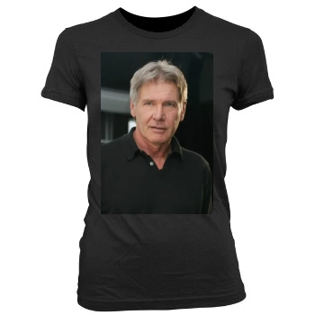 Harrison Ford Women's Junior Cut Crewneck T-Shirt