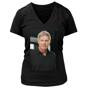 Harrison Ford Women's Deep V-Neck TShirt