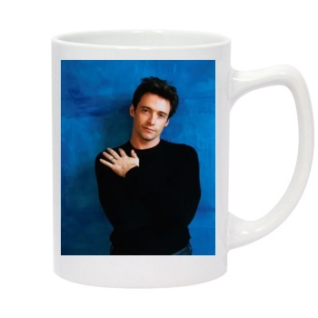 Hugh Jackman 14oz White Statesman Mug