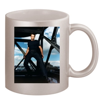 Hugh Jackman 11oz Metallic Silver Mug