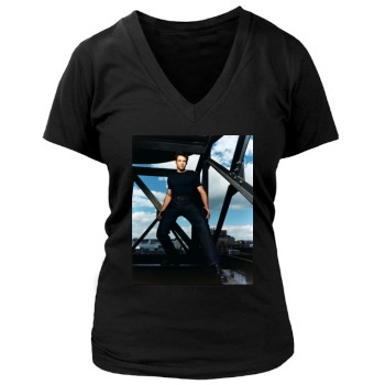 Hugh Jackman Women's Deep V-Neck TShirt