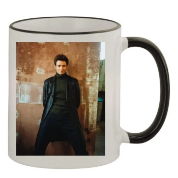 Hugh Jackman 11oz Colored Rim & Handle Mug