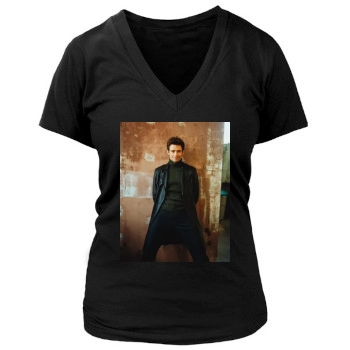 Hugh Jackman Women's Deep V-Neck TShirt