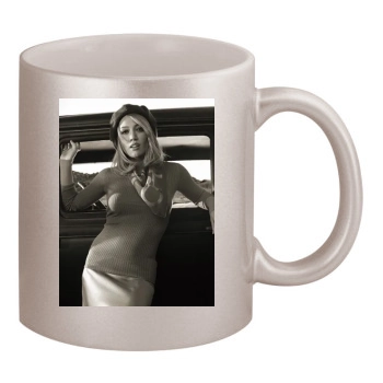 Hilary Duff 11oz Metallic Silver Mug