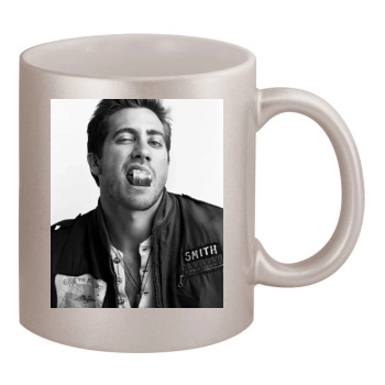 Jake Gyllenhaal 11oz Metallic Silver Mug