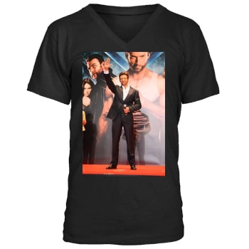 Hugh Jackman Men's V-Neck T-Shirt