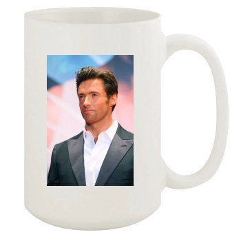 Hugh Jackman 15oz White Mug