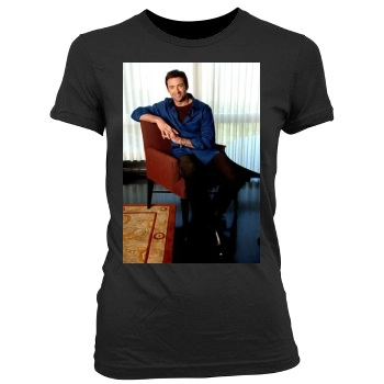 Hugh Jackman Women's Junior Cut Crewneck T-Shirt