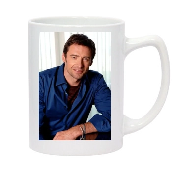 Hugh Jackman 14oz White Statesman Mug