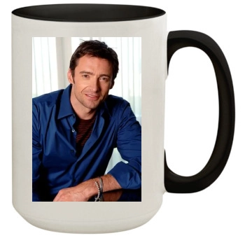 Hugh Jackman 15oz Colored Inner & Handle Mug