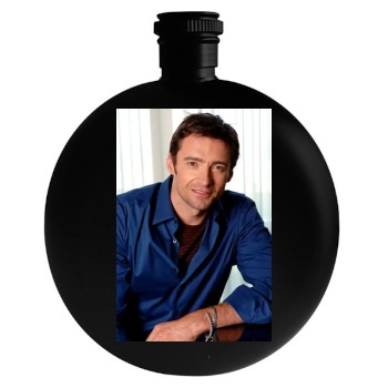 Hugh Jackman Round Flask