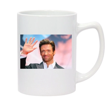 Hugh Jackman 14oz White Statesman Mug