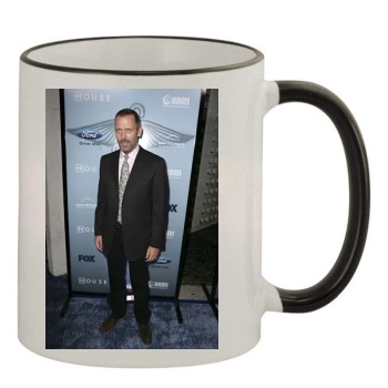 Hugh Laurie 11oz Colored Rim & Handle Mug