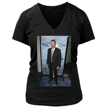 Hugh Laurie Women's Deep V-Neck TShirt