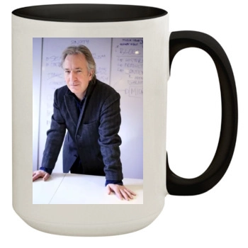 Alan Rickman 15oz Colored Inner & Handle Mug